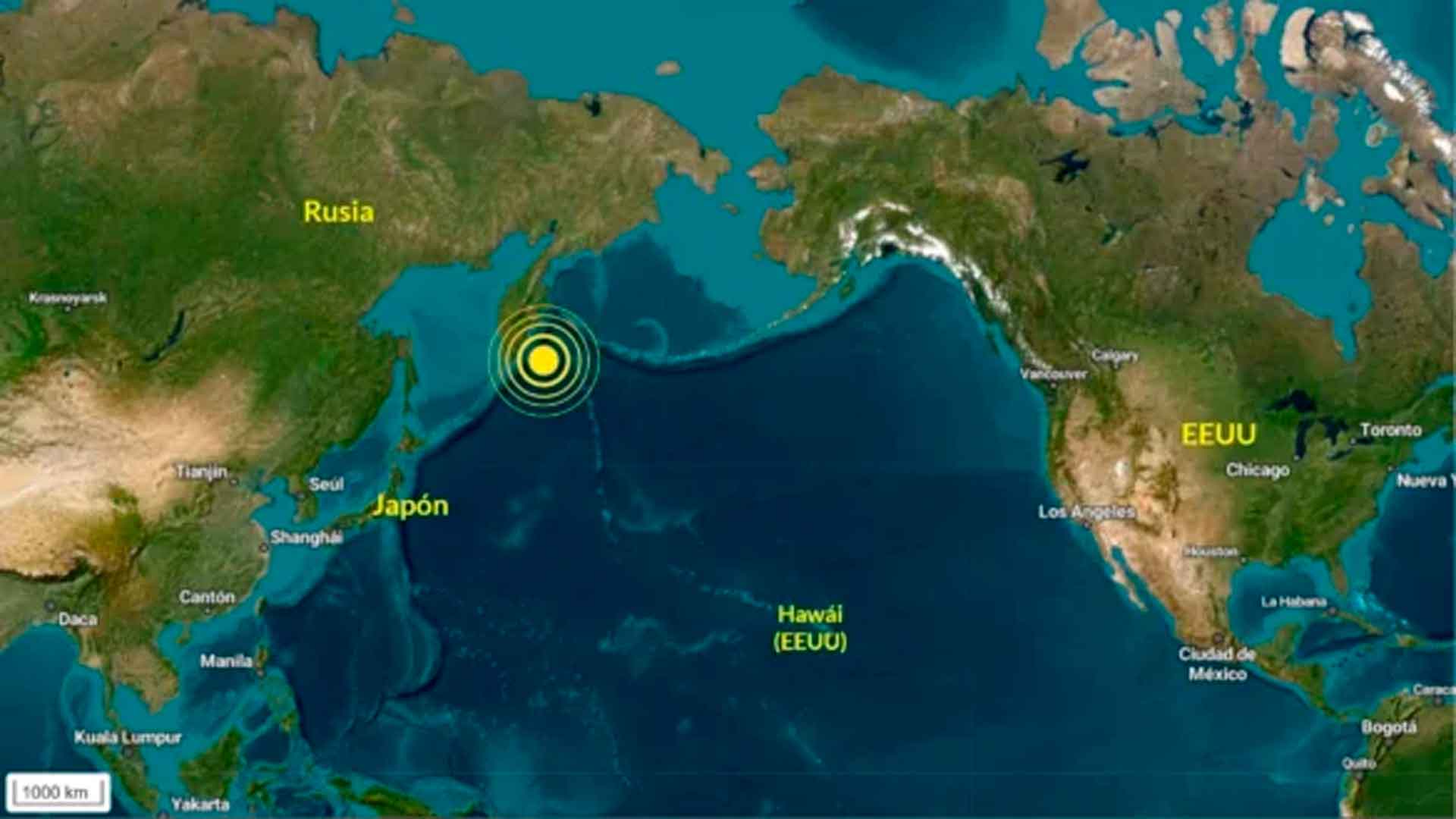 Sismo kamchatka