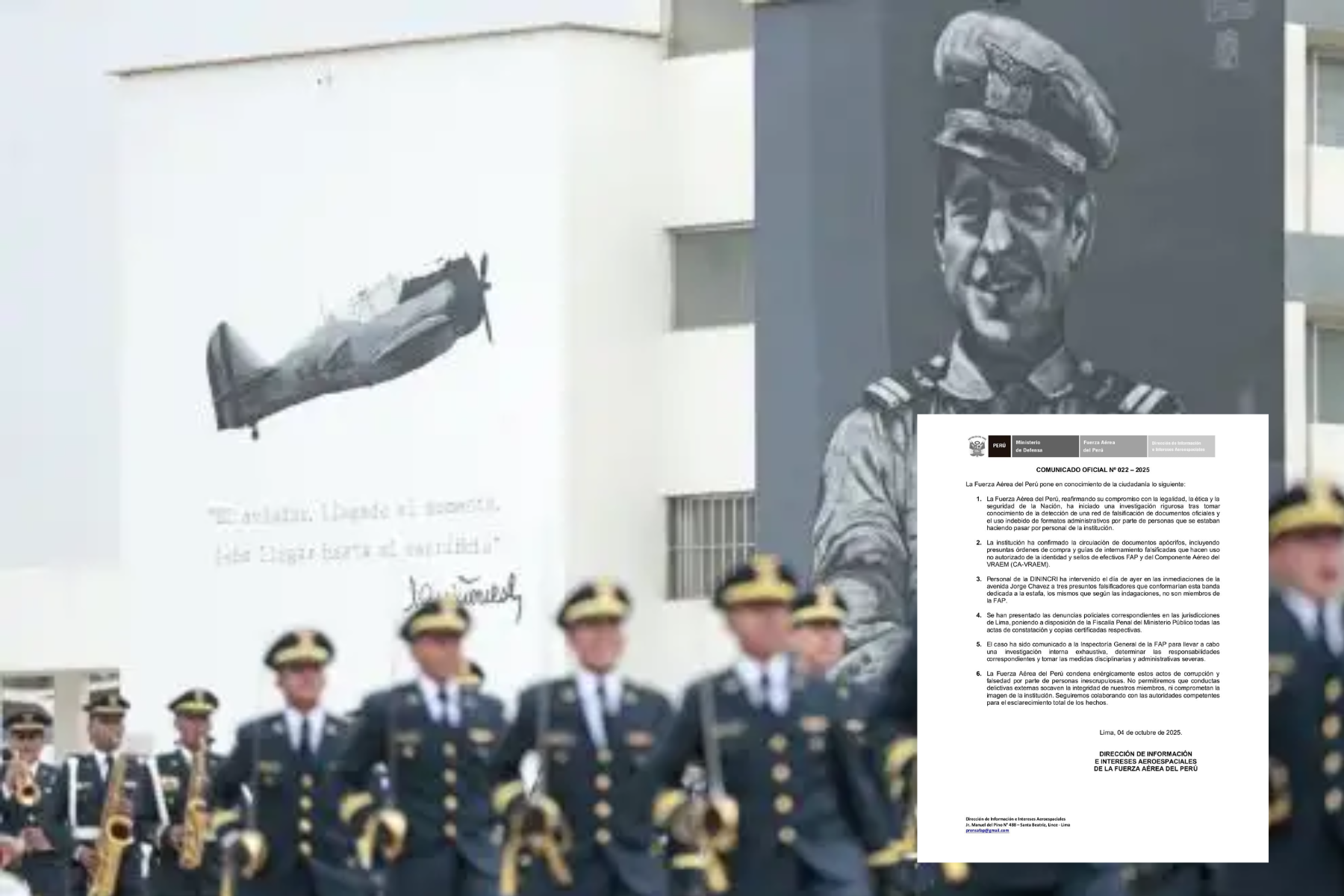 FAP inicia investigación por red de falsificación de documentos oficiales