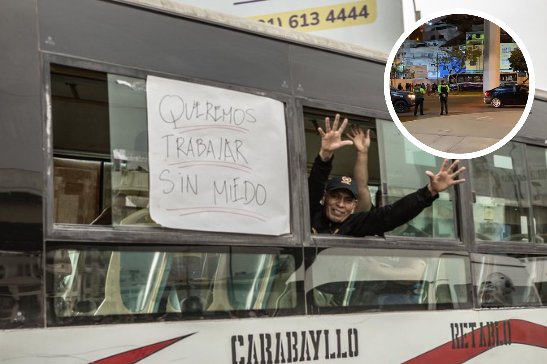 Transportistas no levantan paro en SJL y boquean vías