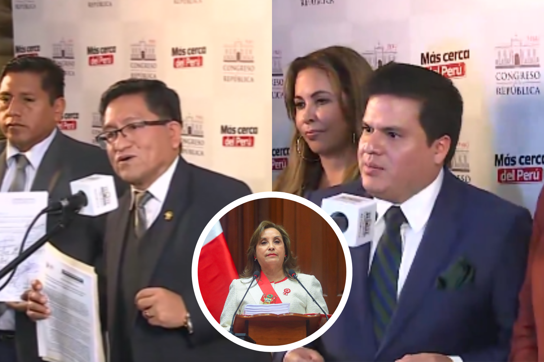 Bancadas impulsan mociones de vacancia contra Dina Boluarte