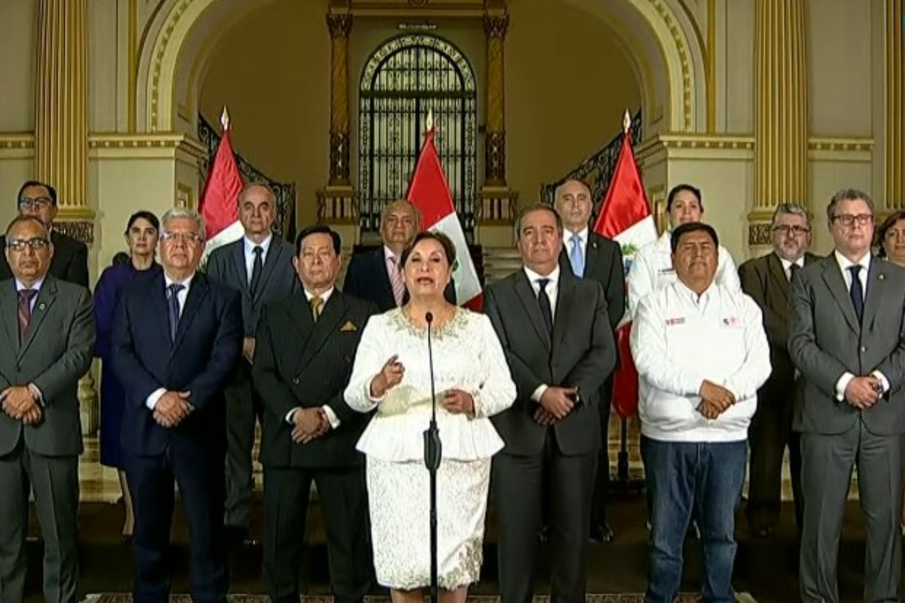Dina Boluarte dio su último mensaje a la Nación tras ser vacada