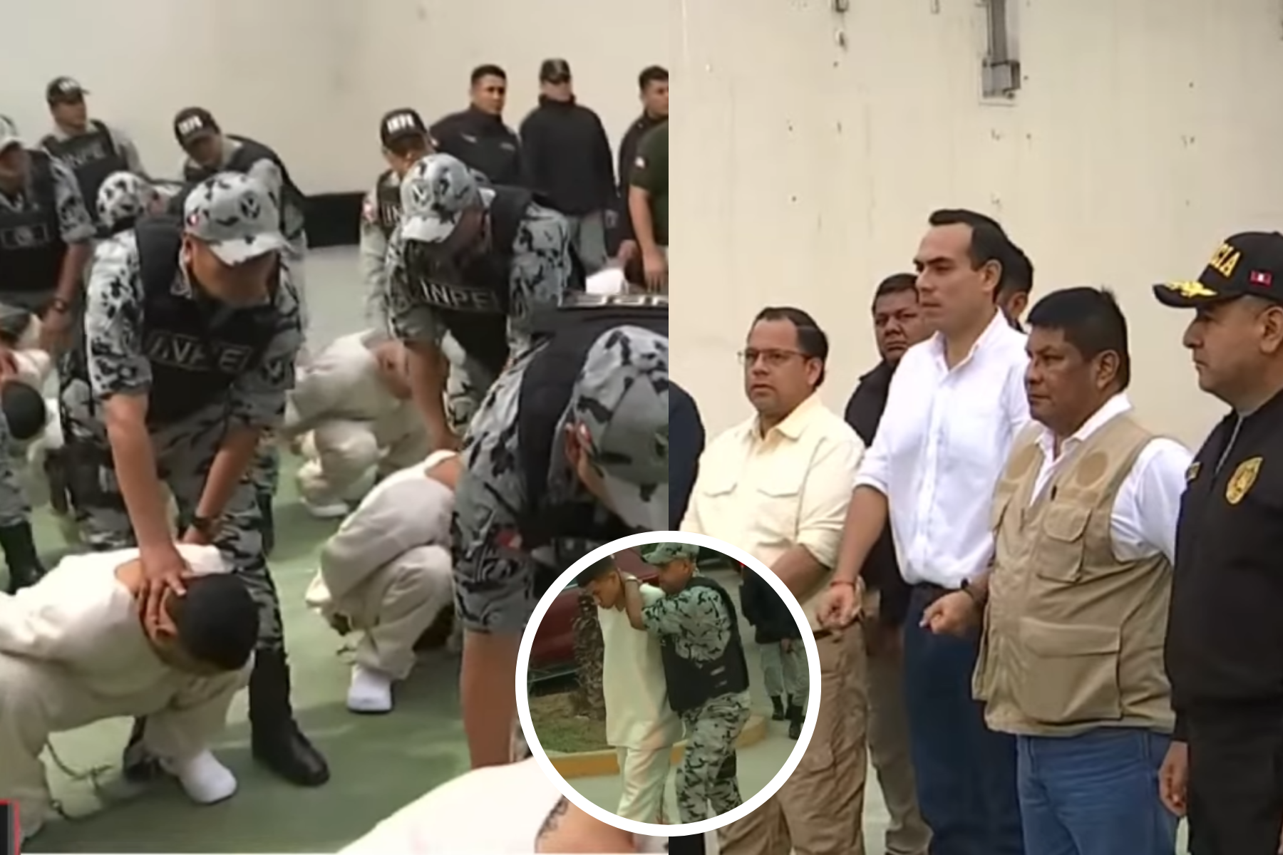 Trasladan reos peligrosos a nuevo pabellón en penal de Ancón l