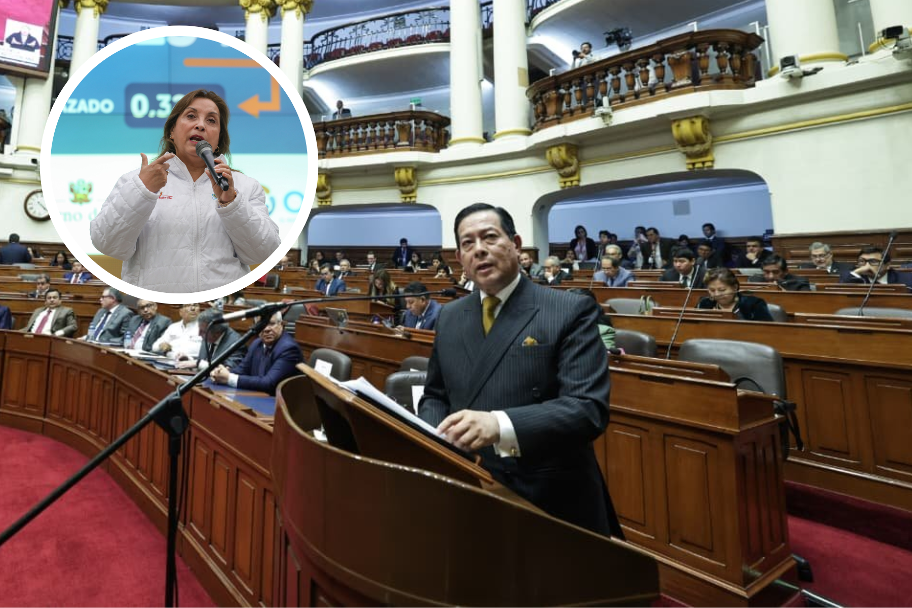 Eduardo Arana defiende a Boluarte ante posible vacancia presidencial