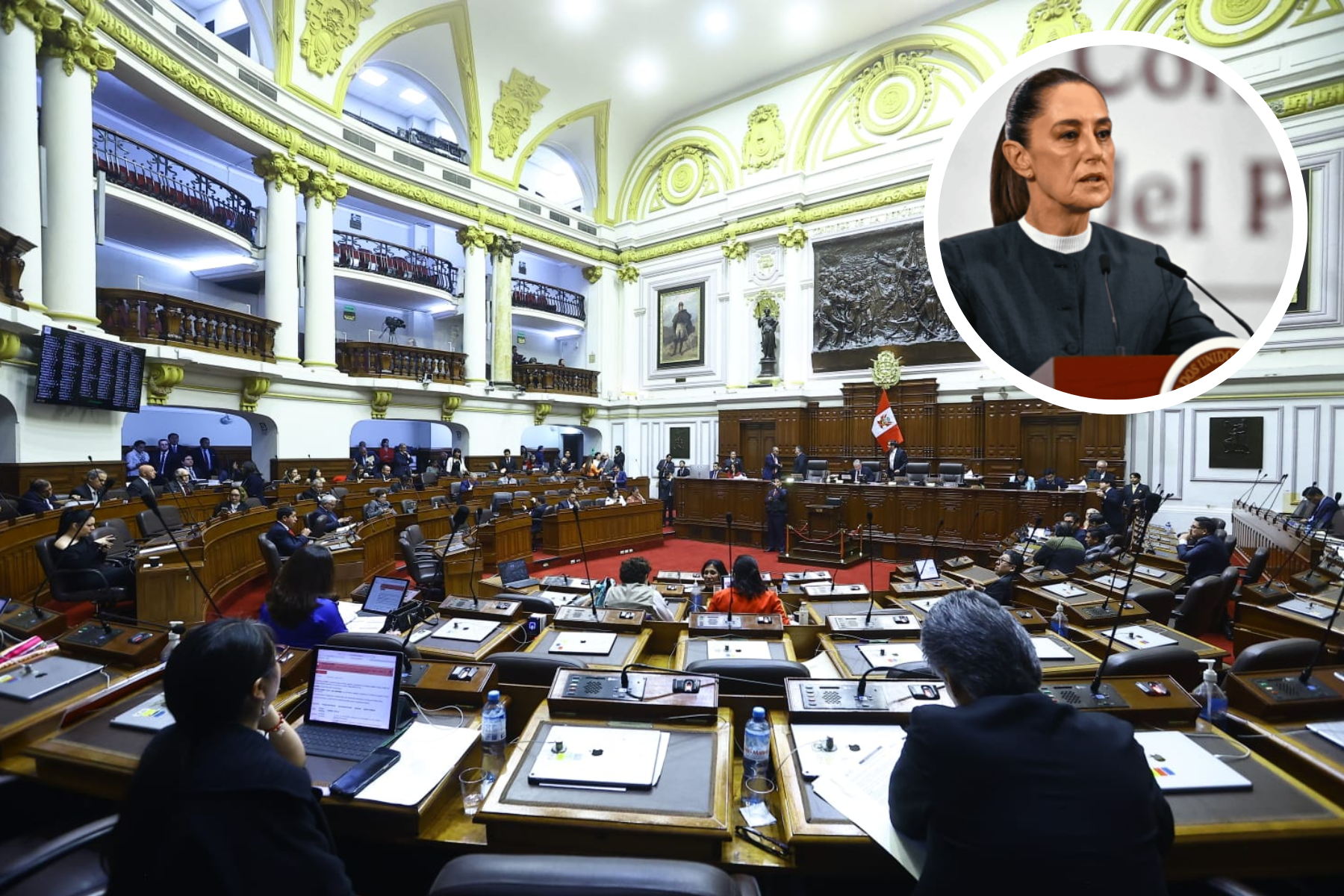Aprueban declarar persona non grata a presidenta de México