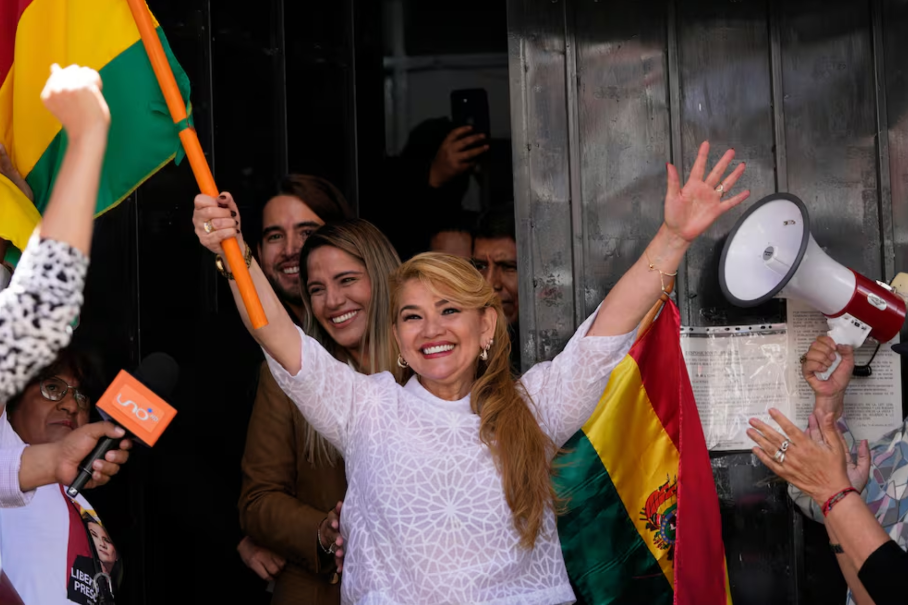Expresidenta de Bolivia salió de prisión
