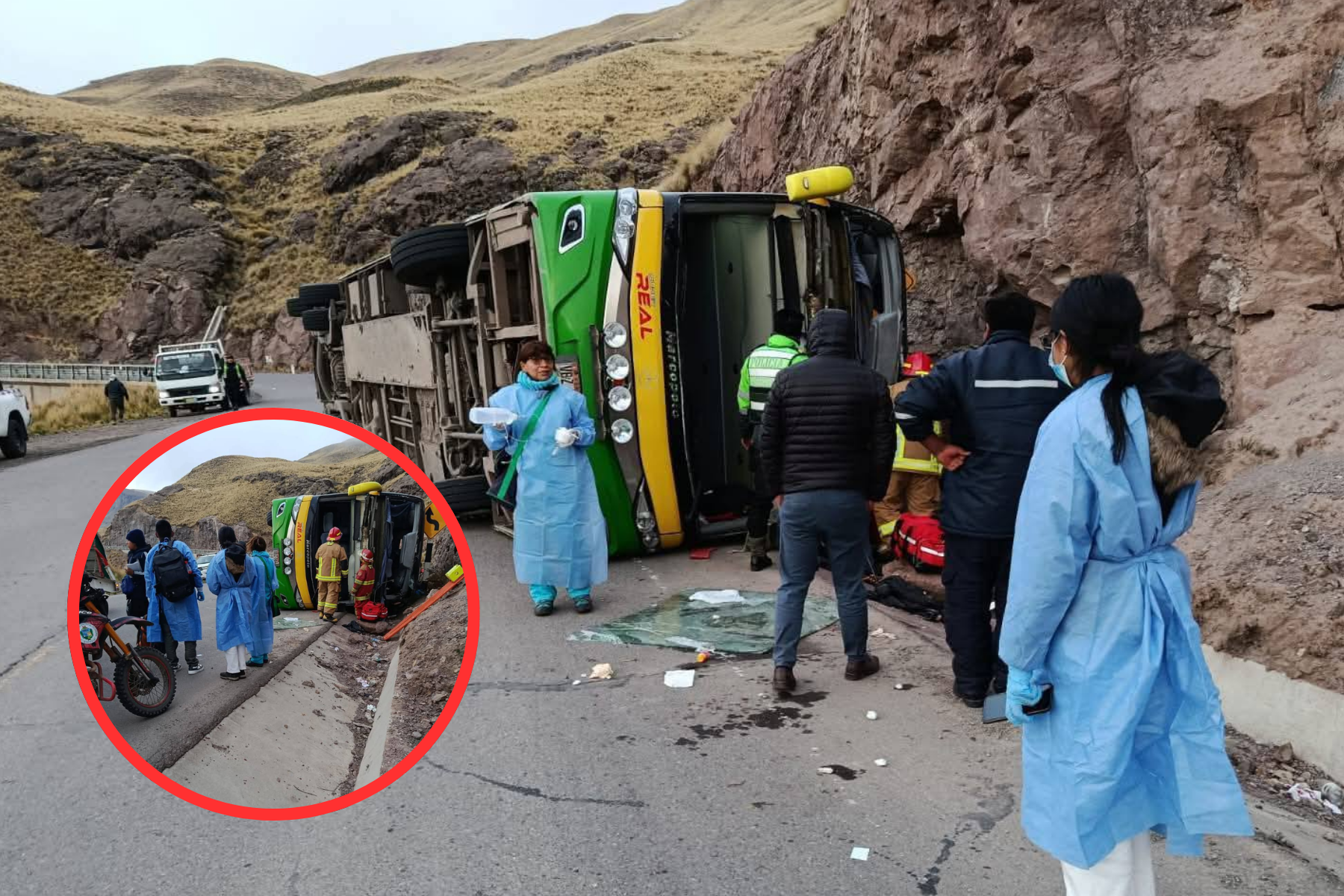 Accidente en bus dejó a 7 fallecidos y 30 heridos.