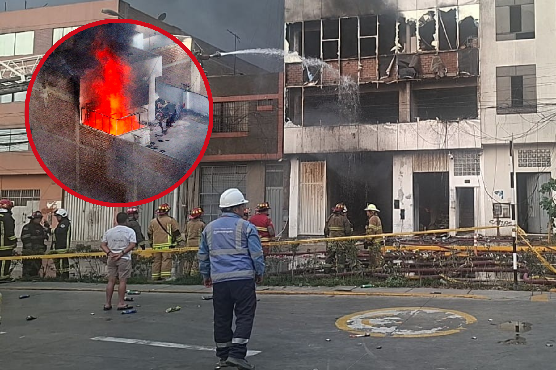Incendio en el Rímac.
