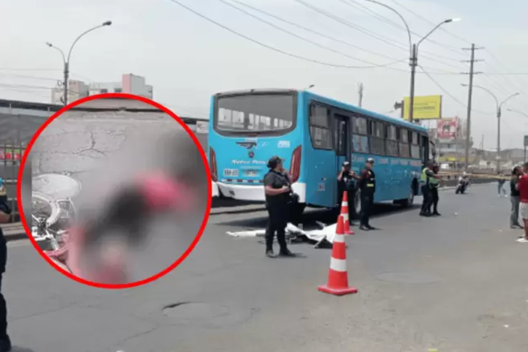 Ciclista fallece tras ser atropellada por bus en Puente Piedra.