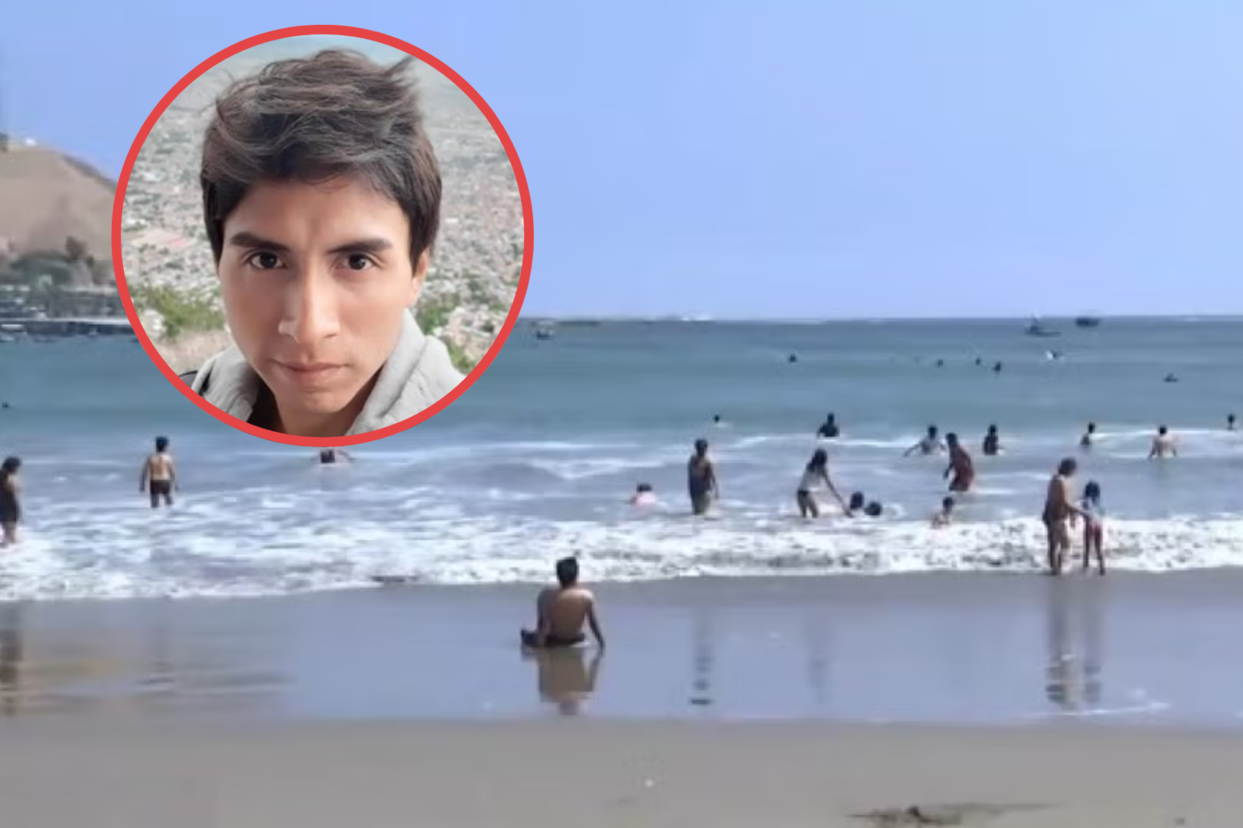 Familiar desaparece en playa La Chira tras ingresar al mar durante celebración familiar.