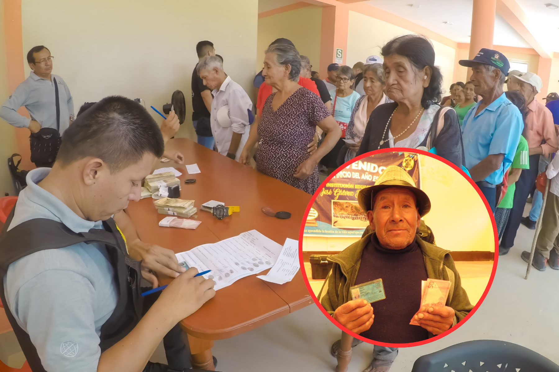 Adultos mayores de las zonas más alejadas del país recibirán el pago de Pensión 65 mediante unidades móviles y avionetas.