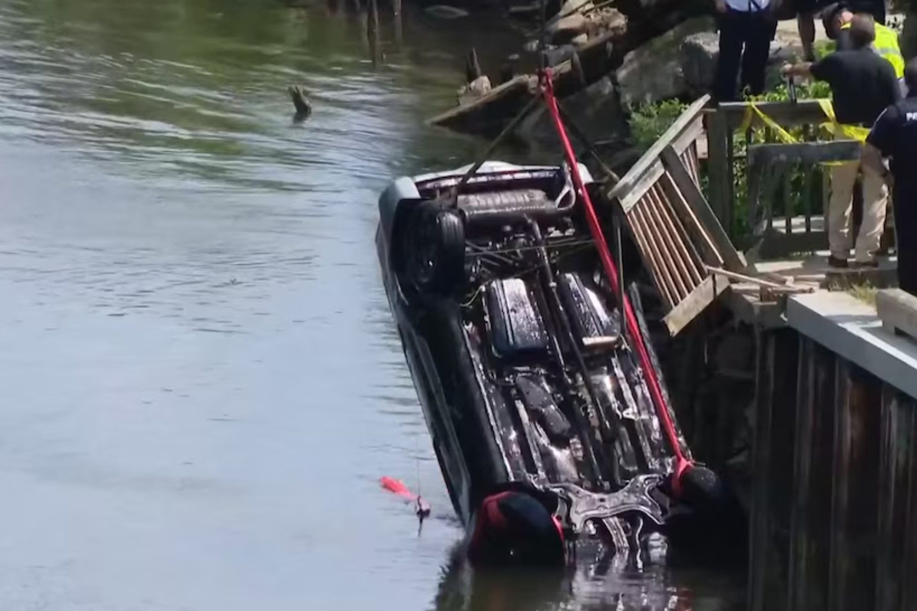 La familia perdió el control del automóvil durante una práctica de manejo y terminó cayendo a un río en Carolina del Norte, donde tres de sus integrantes fallecieron.